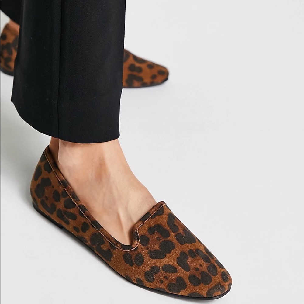 Asos Design Leopard Loafers